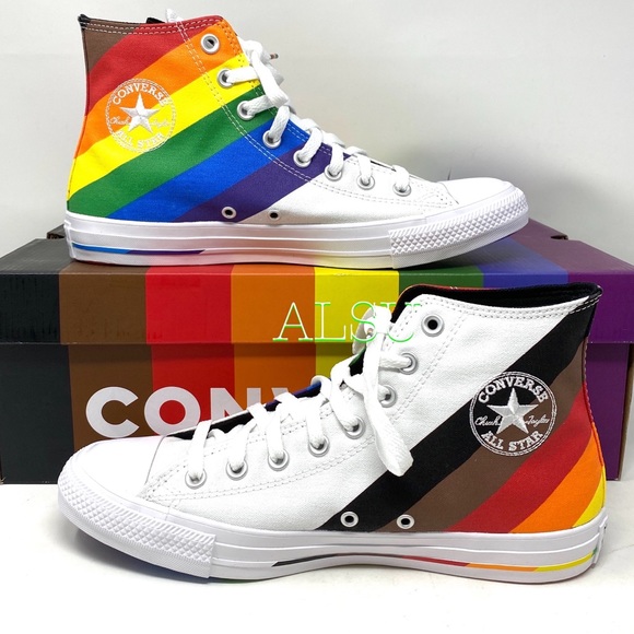 Converse Ctas High Pride White University Women’s - Picture 2 of 8